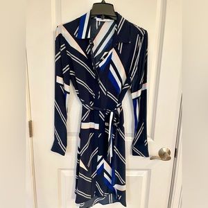 Symphony and Note striped shirt dress. Like new. Size XS; runs a little big.